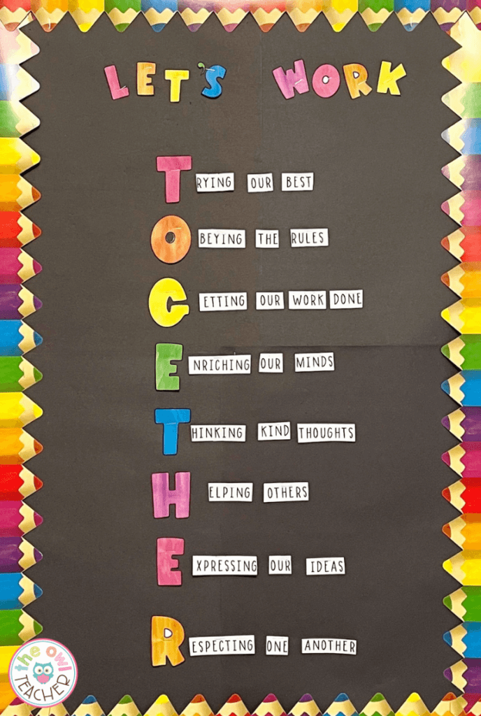This board is the perfect display for any upper elementary classroom looking for a way to showcase their students during back to school night or open house! Click through to learn more and see what other ideas this post offers!
