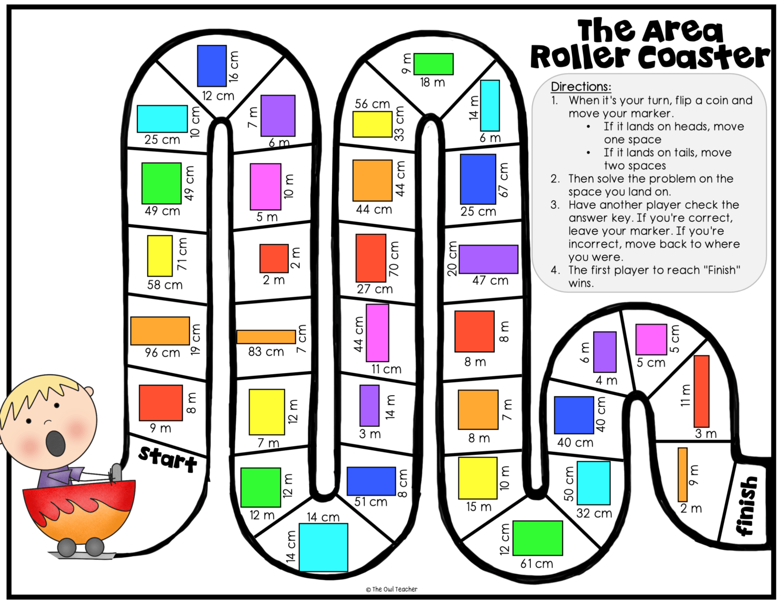 Metric & Customary Measurements, Area & Perimeter Math Workshop Unit