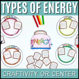 Forms of Energy Sort – Heat, Light, Electrical, & Sound Energy