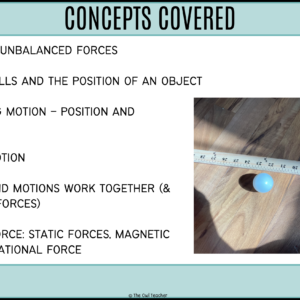 Force and Motion Centers | Lab Stations | Worksheets