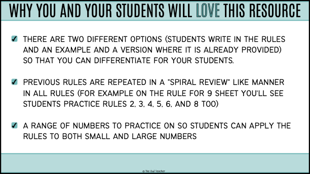 Divisibility Rules Practice Flip Book