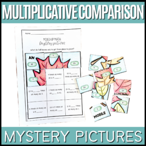 Multiplicative Comparison Mystery Pictures