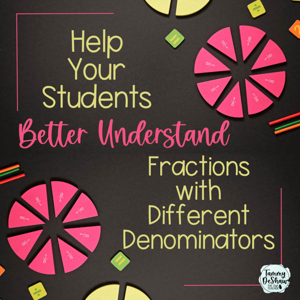 Tackling fractions with different denominators can be a huge challenge for upper elementary students, but it doesn't have to be. Check out this post where I provide ideas to help your students add and subtract fractions with unlike denominators without any problems!