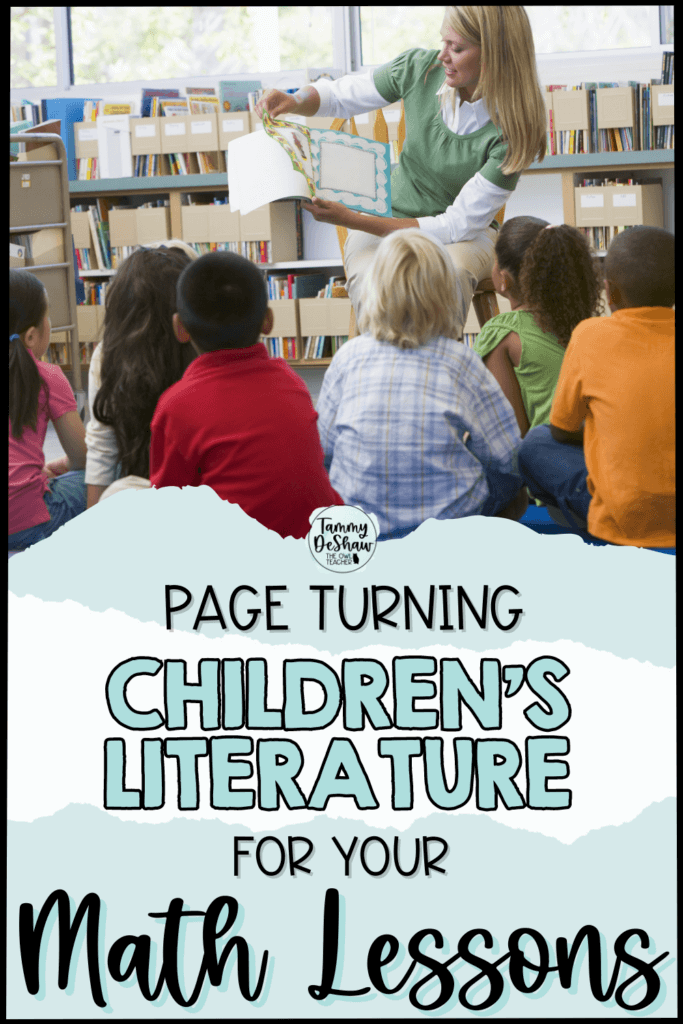 Enhance any concept of your math lessons with this huge list of page-turning children's literature ideas for your upper elementary class. 