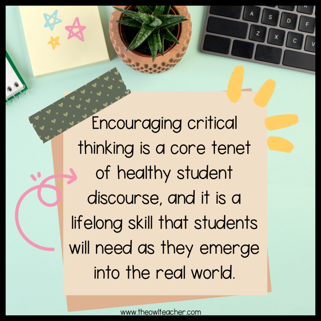 Let's Talk: 5 Worthwhile Ways to Supercharge Student Discourse - The ...