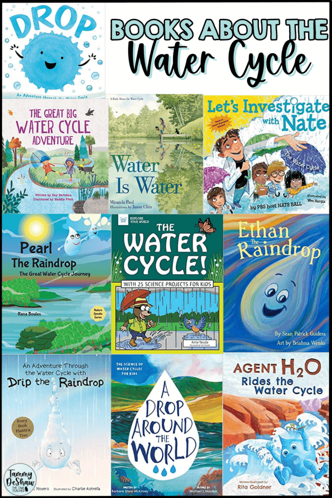 These books will help you teach about the water cycle and engage your students. Click through to check out these books and other water cycle activities!