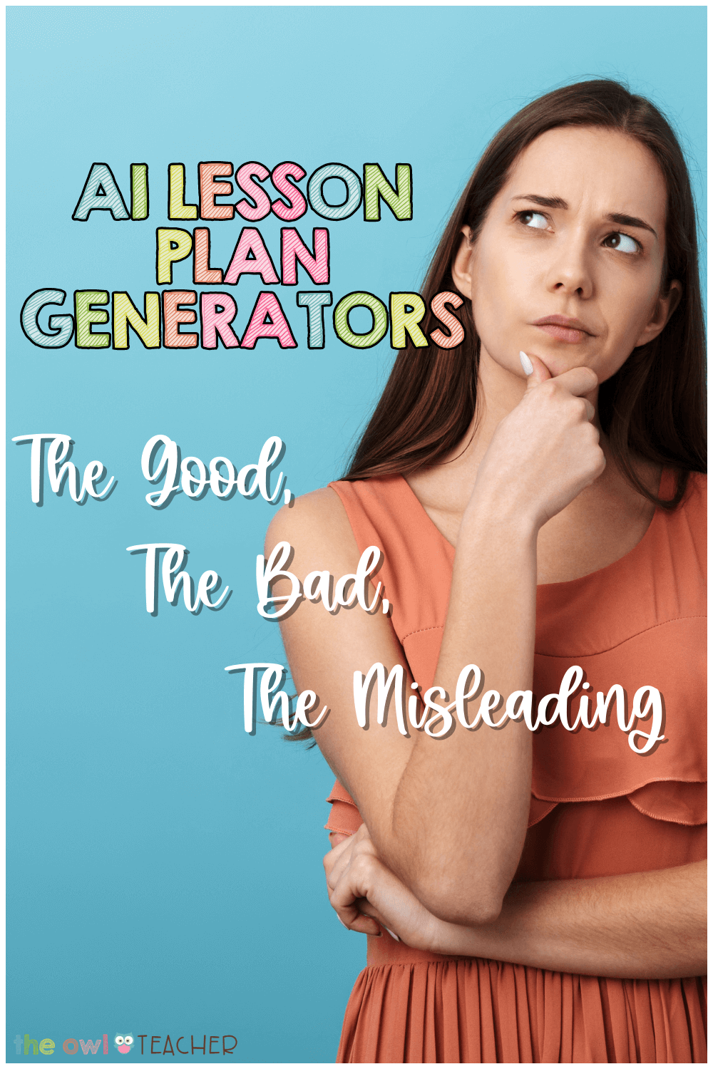 It's tempting to have AI lesson plan generators create your lesson plans, curriculum or other activities you need for your classroom, but is it really a good idea? It definitely has some benefits, but it also has some consequences. In this post, I'll tell you the good, the bad, and the misleading about using AI to help you prepare your lesson planning! via @deshawtammygmail.com