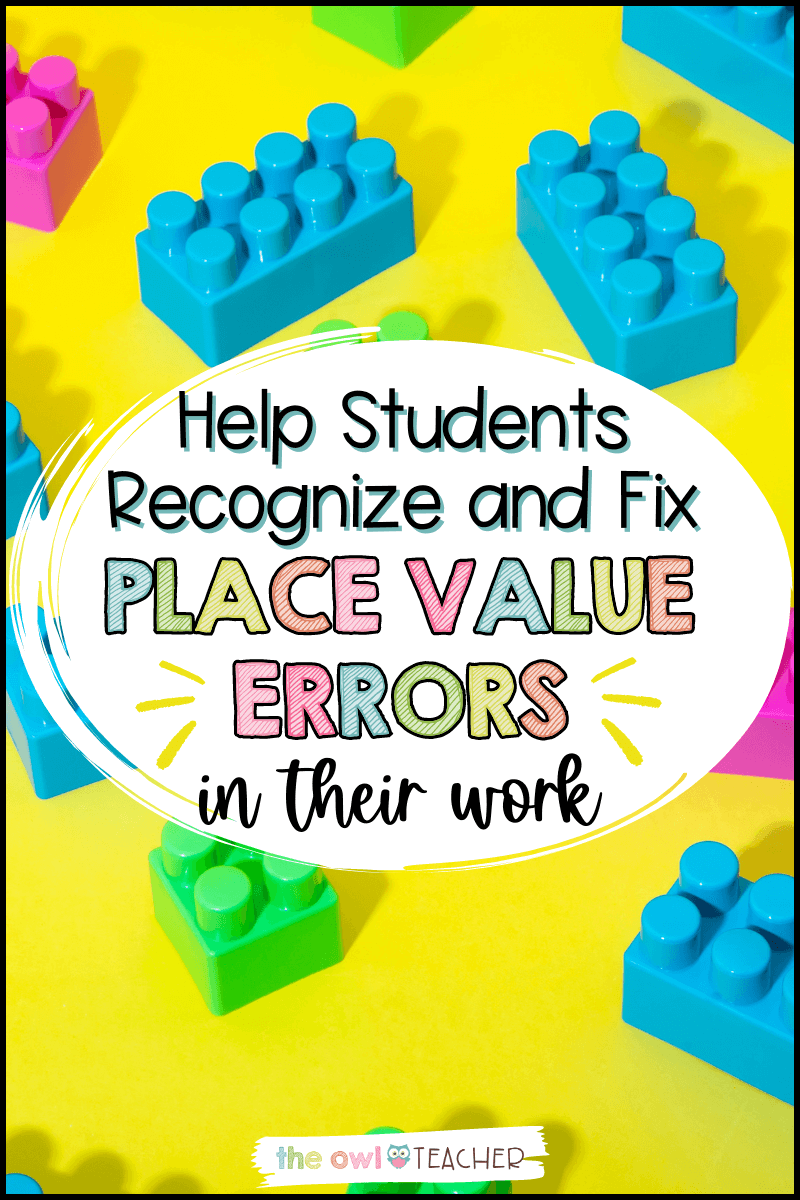 It's crucial that students are able to not only recognize place value errors in their work, but fix those mistakes as well. When they can identify and resolve issues reliably, students are able to explore more advanced concepts as well as make connections and solve more challenging problems on their own.