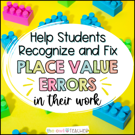 It's crucial that students are able to not only recognize place value errors in their work, but fix those mistakes as well. When they can identify and resolve issues reliably, students are able to explore more advanced concepts as well as make connections and solve more challenging problems on their own.
