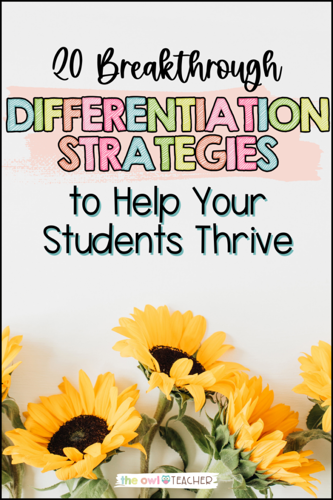 Differentiation starts with exceptional differentiation strategies that are backed by research and strike a balance between effort and success.