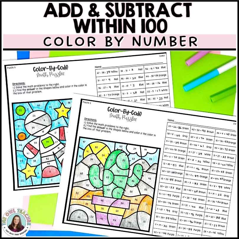 Add_Subtract_within_100_color_by_number