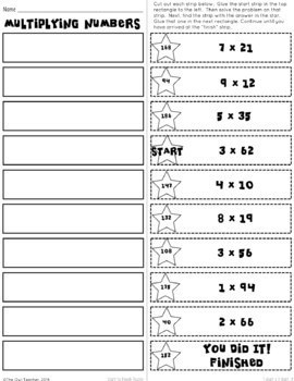 Multi-digit Multiplication & Division | S2F Math Puzzles | Printable ...