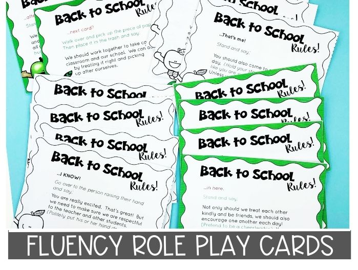 back to school rules task card examples