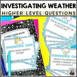 Investigating Weather questions cover examples