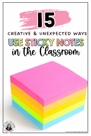 Numbers On Sticky Note 15 Creative & Unexpected Ways to Use Sticky Notes in the Classroom ...