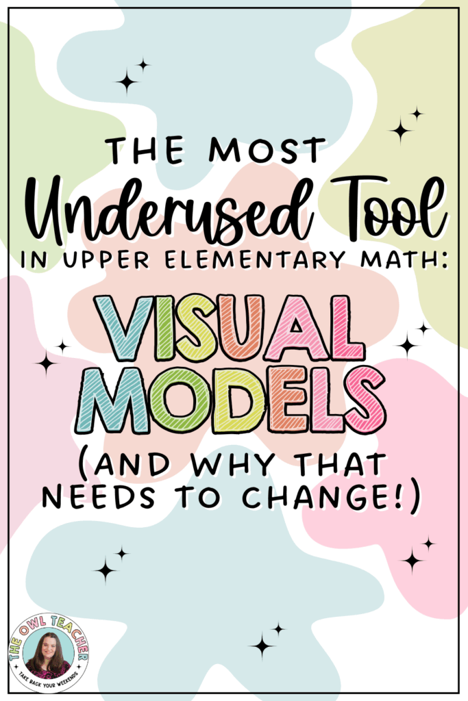 Tired of students memorizing math steps but not getting it? Discover 5 powerful visual models that help upper elementary students actually see the math. This post breaks down what they are, when to use them, and why they’re the most underused (and most effective) tools for teaching operations, fractions, and more—without needing fancy manipulatives. Includes real research, ready-to-use examples, and a free visual model cheat sheet!