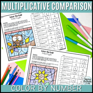 Multiplicative Comparison Color By Number