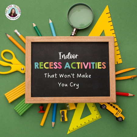 Elementary students engaged in structured indoor recess activities during the December winter break.