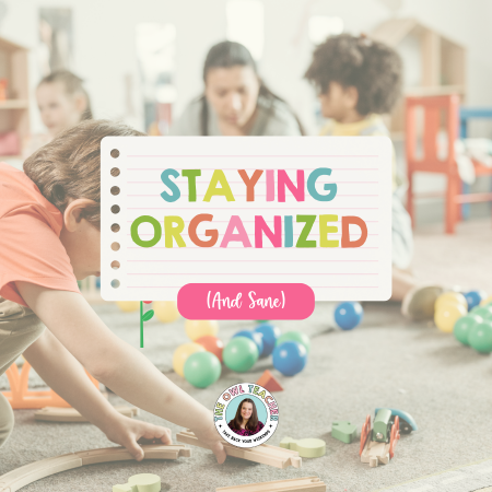 Teacher organization tips and weekly planning calendar for December classroom management