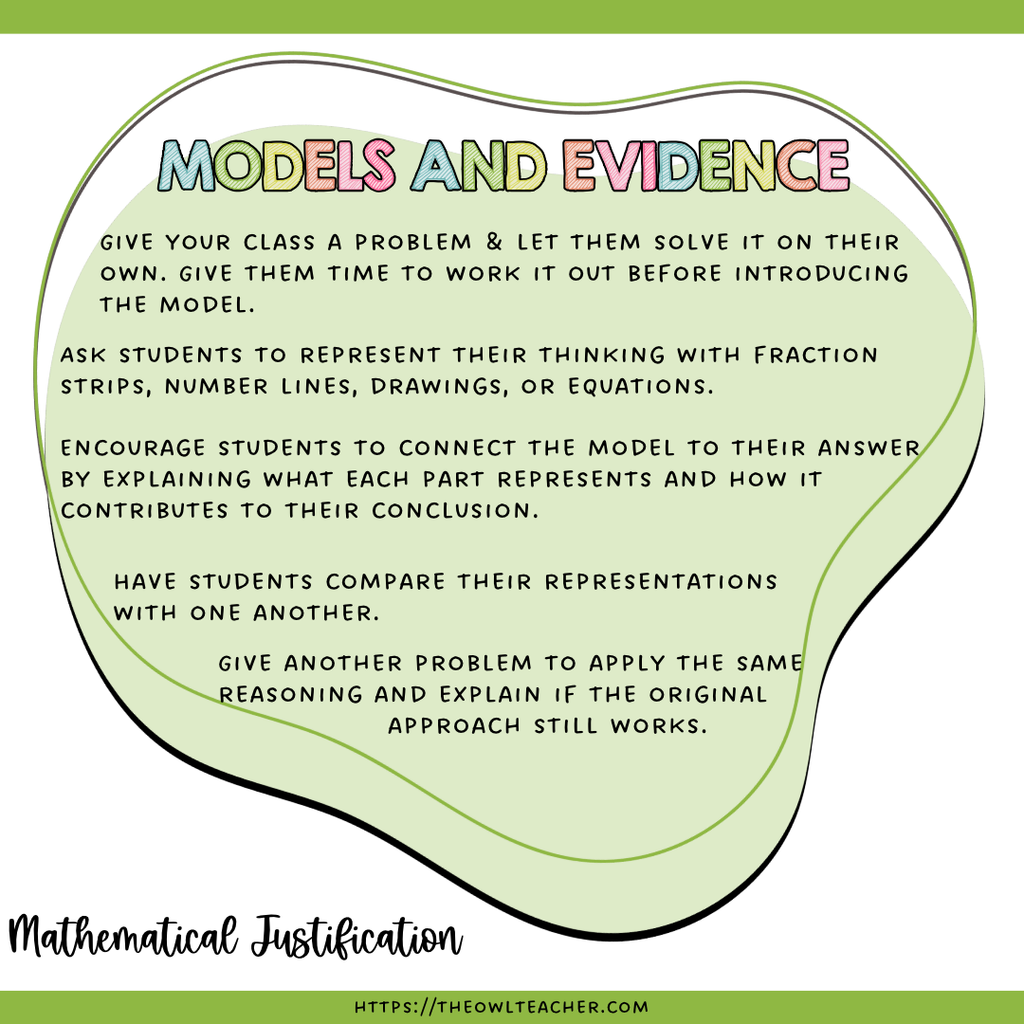 Help your students explain their thinking in math with these 4 ways to teach mathematical justification in 3rd, 4th, and 5th grade. Try Always, Sometimes, Never statements, visual models like fraction strips and number lines, error analysis, and comparing solution methods. Perfect for building math reasoning, math talk, and conceptual understanding in your upper elementary classroom. Includes ready-to-use prompts for math discussions.